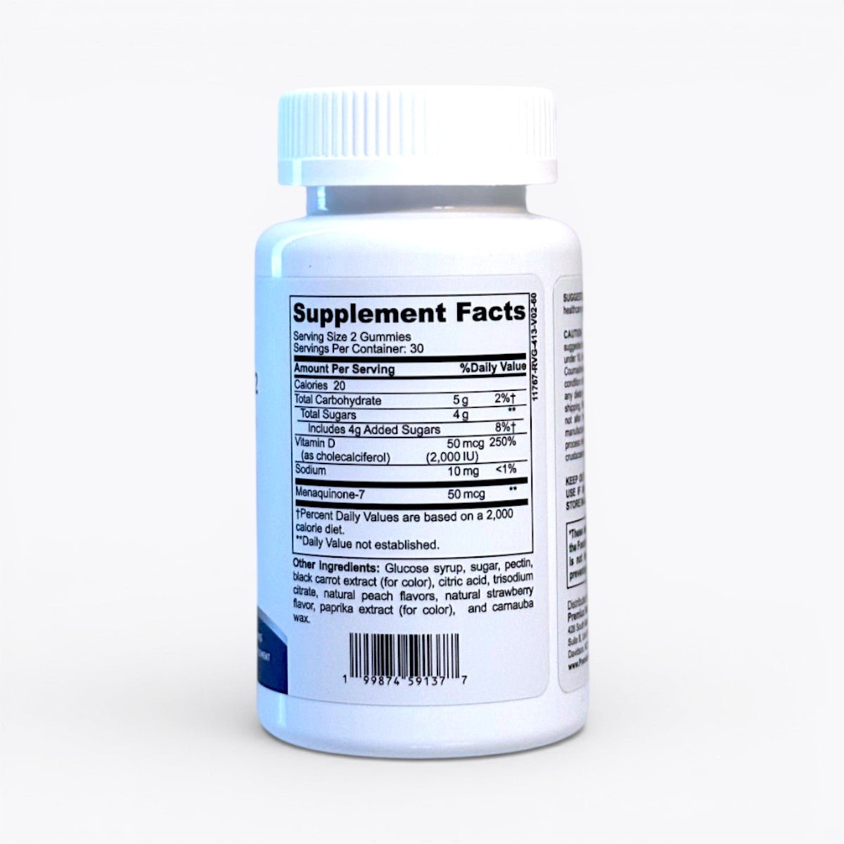 Premiux Vitamin D3 + K2 Gummies — Bone & Heart Health - Premiux NutritionPremiux Vitamin D3 + K2 Gummies — Bone & Heart Health