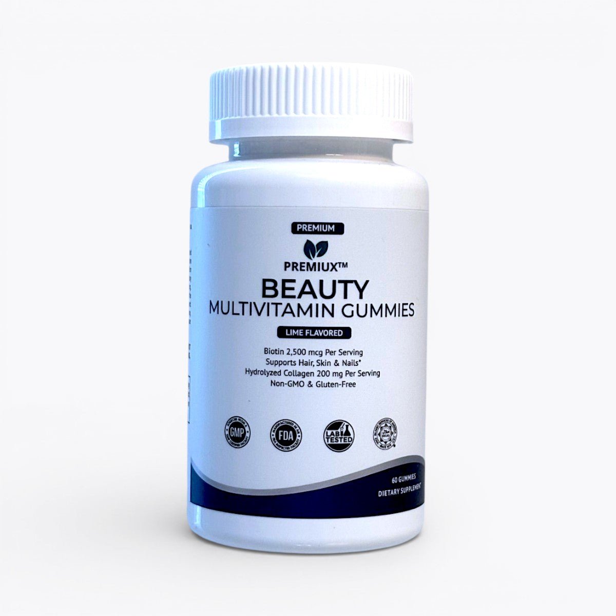 Premiux Beauty Multivitamin Gummies — Hair, Skin, Nails & Glow Support - Premiux NutritionPremiux Beauty Multivitamin Gummies — Hair, Skin, Nails & Glow Support