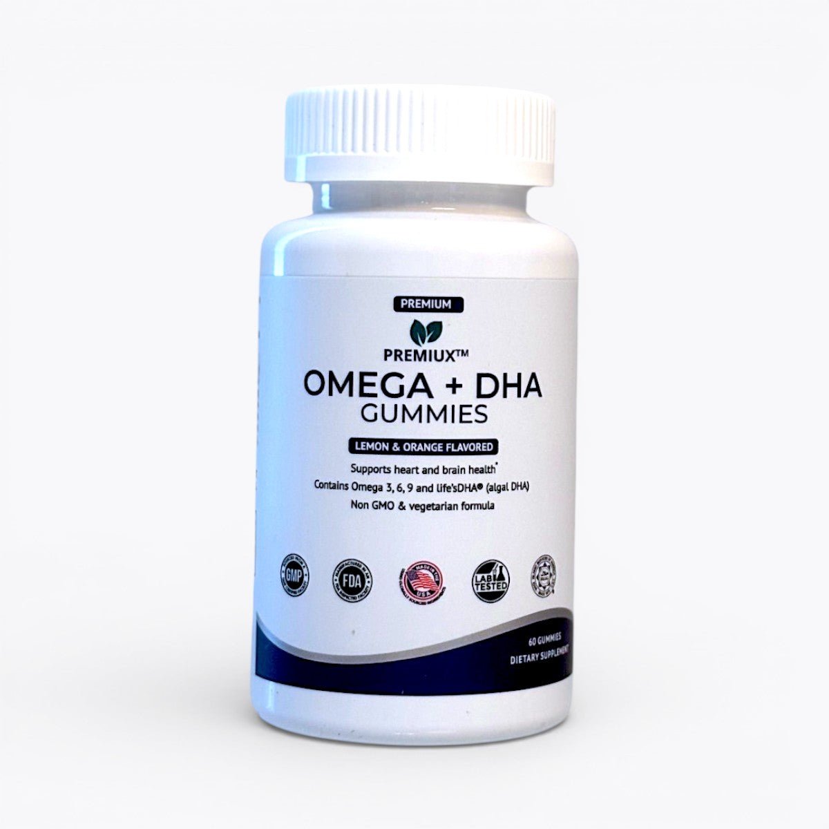 Premiux Omega - 3 DHA Gummies — Brain, Heart & Eye Support - Premiux NutritionPremiux Omega - 3 DHA Gummies — Brain, Heart & Eye Support